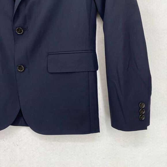 J.Crew Kenmare Suit Jacket Blazer Mens 34S Blue Wool Loro Piana 2 Button Formal - Picture 4 of 16